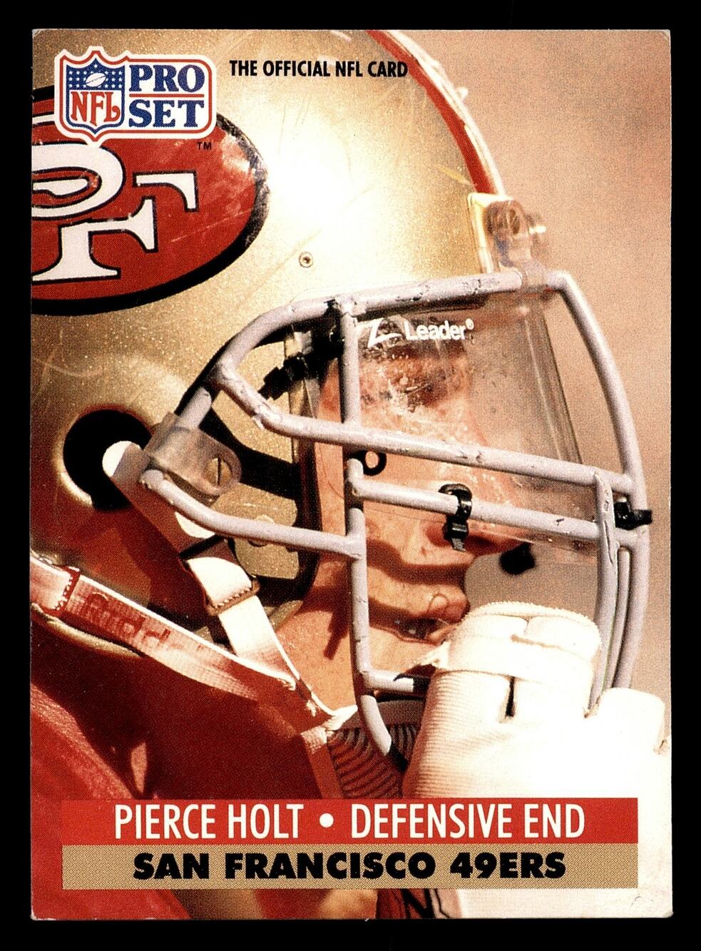 1991 Pro Set FACT Mobil #292 Pierce Holt Football Card